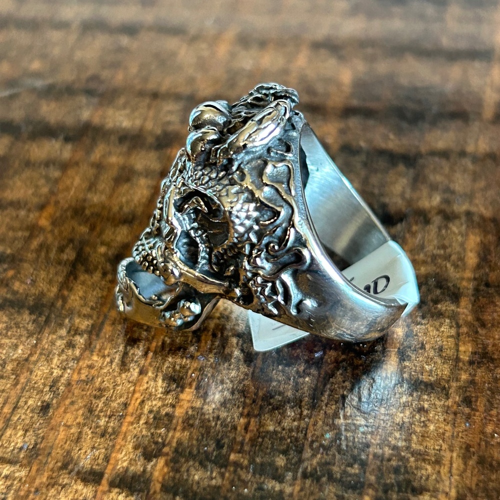 Men's Skull Ring Size 10